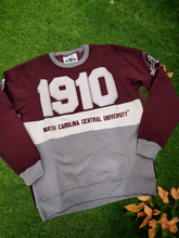 Load image into Gallery viewer, NCCU Vintage Colorblock Sweatshirt
