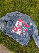 Load image into Gallery viewer, NCCU Eddie the Eagle Denim Jacket