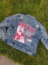 Load image into Gallery viewer, NCCU Eddie the Eagle Denim Jacket
