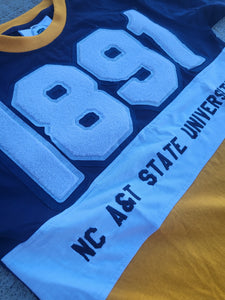 NCAT Vintage Colorblock T-Shirt