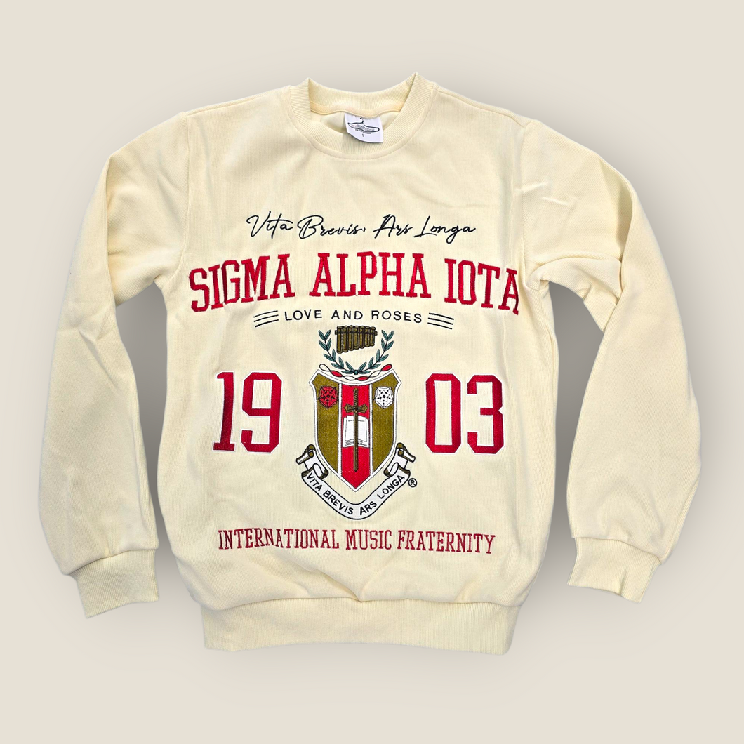 Sigma Alpha Iota Premium Cream Sweatshirt