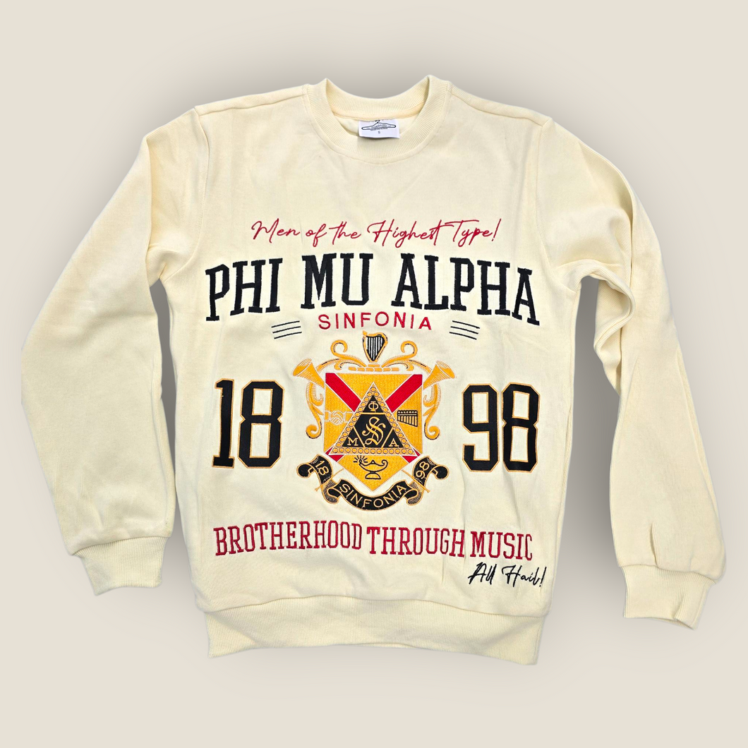 Phi Mu Alpha Premium Cream Sweatshirt