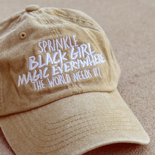 Load image into Gallery viewer, Sprinkle Black Girl Magic Dad Hat
